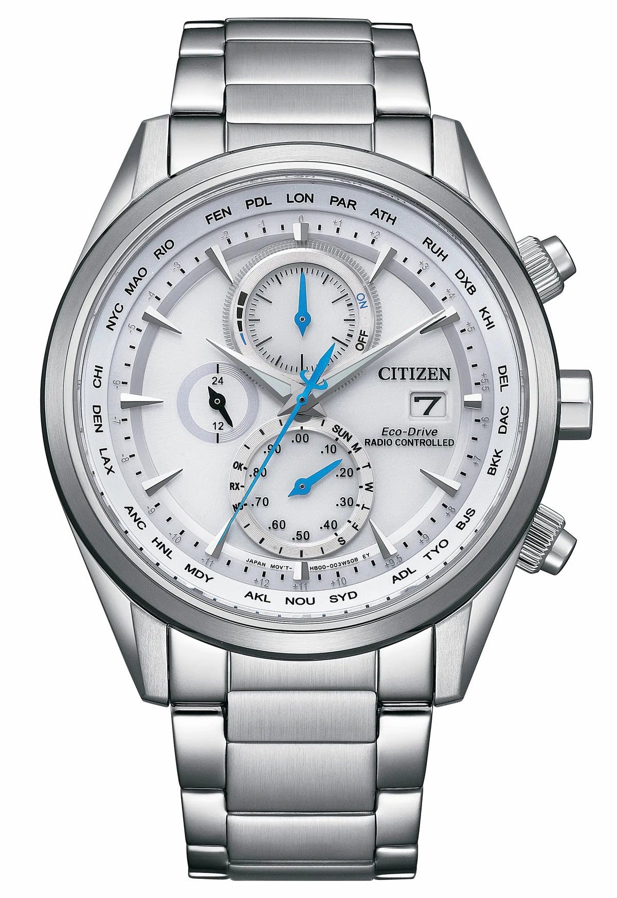 Sport Luxury White Dial Stainless Steel Bracelet AT8260-85A | Citizen New