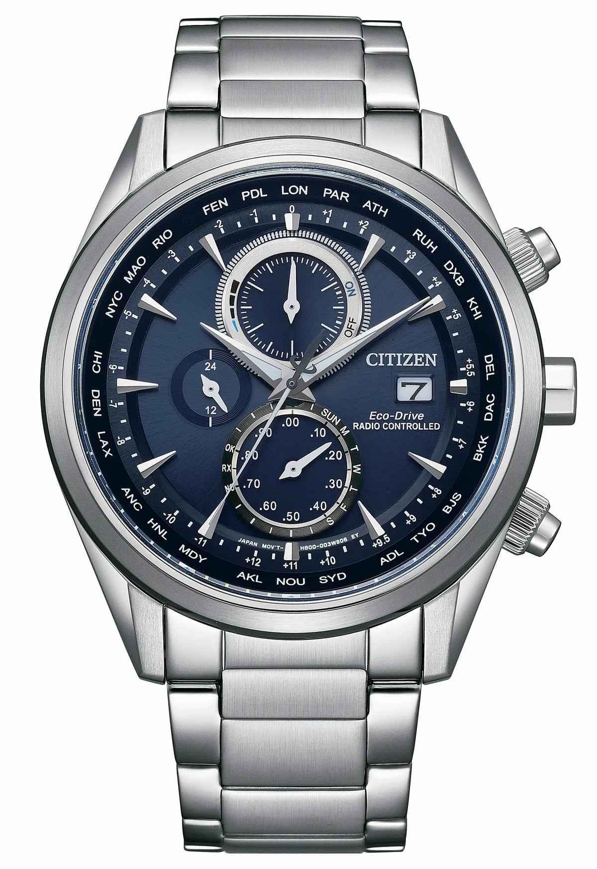 Sport Luxury Blue Dial Stainless Steel Bracelet AT8260-85L | Citizen Latest