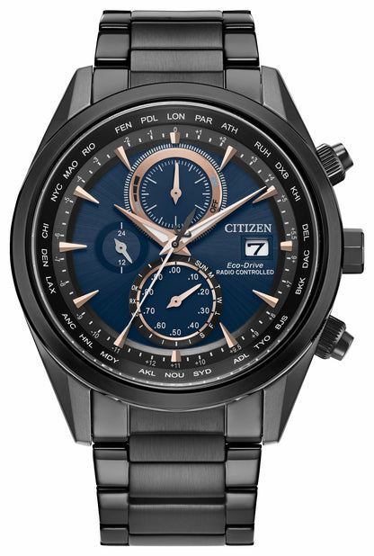 Sport Luxury Blue Dial Stainless Steel Bracelet AT8265-57L | Citizen Best Price