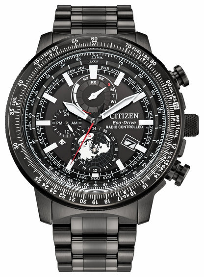 Promaster Geo Trekker Black Dial Stainless Steel Bracelet BY3005-56G | Citizen Top Pick