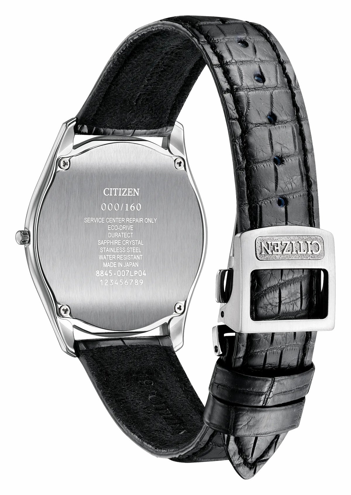 Eco-Drive One White Dial Crocodile Strap AQ5010-01A | Citizen Best Seller