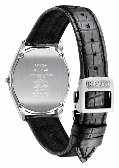 Eco-Drive One White Dial Crocodile Strap AQ5010-01A | Citizen Best Seller