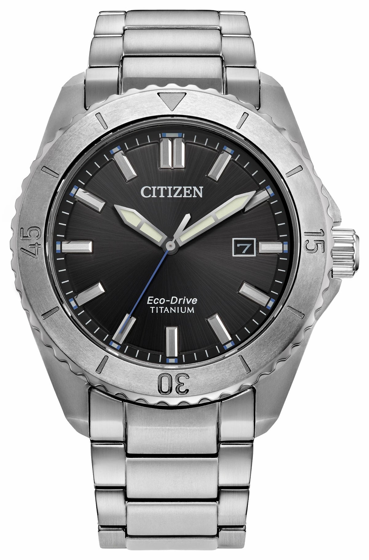 Brycen Black Dial Super Titanium Bracelet AW1840-50E | Citizen Classic