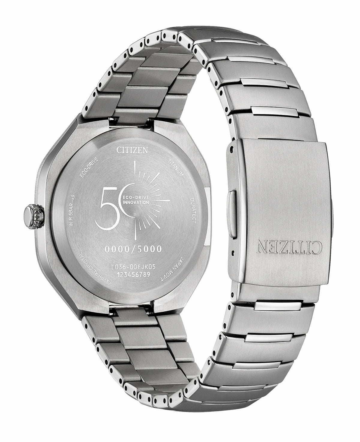 Eco-Drive PHOTON Black Dial Super Titanium Bracelet BJ6560-53W | Citizen Everyday