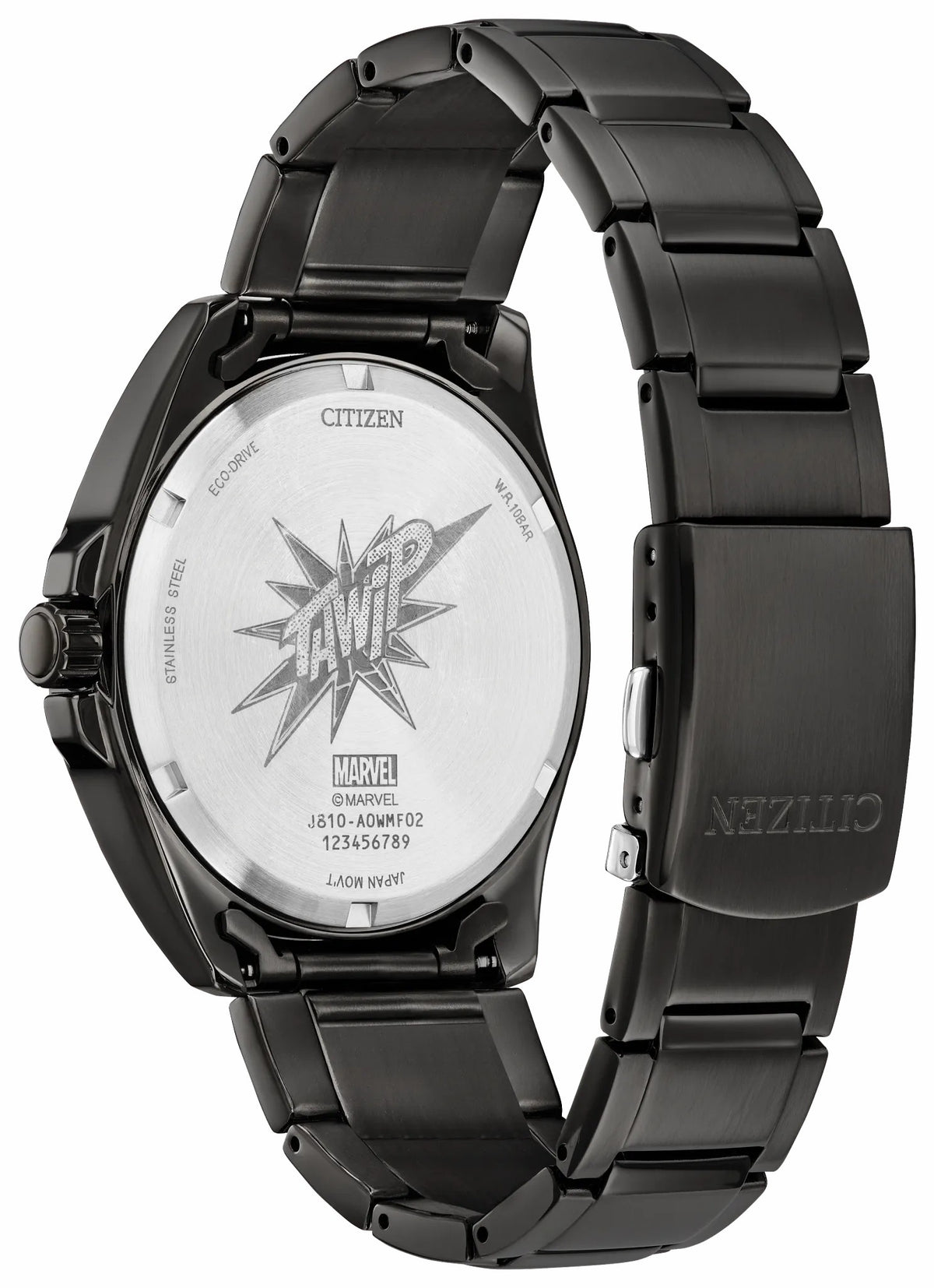 Spider-Man Swings Gray Dial Stainless Steel Bracelet AW1437-61W | Citizen Recommended
