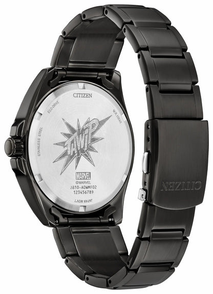 Spider-Man Swings Gray Dial Stainless Steel Bracelet AW1437-61W | Citizen Recommended