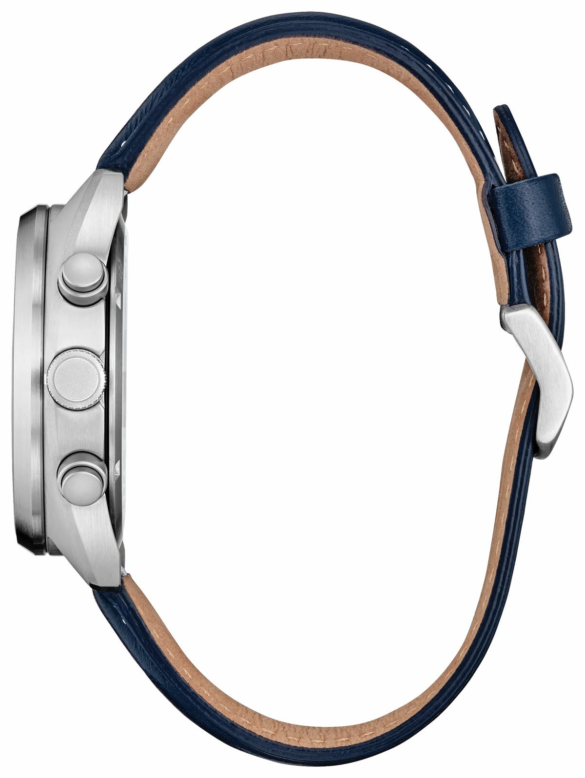 Captain America 85th Anniversary Blue Dial Leather Strap CA7046-46W | Citizen Top Pick