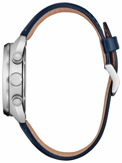 Captain America 85th Anniversary Blue Dial Leather Strap CA7046-46W | Citizen Top Pick