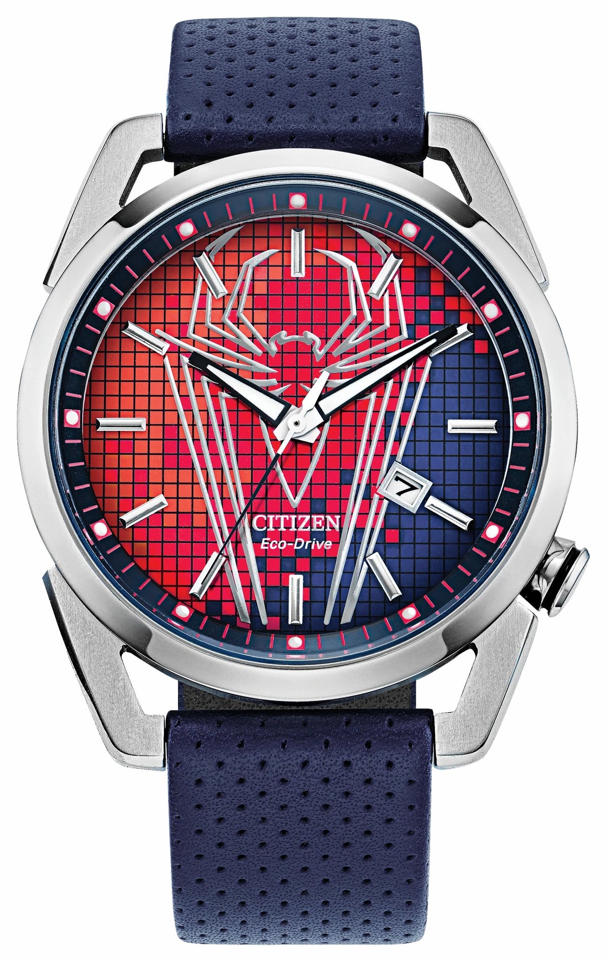 Spider-Man Red Dial Leather Strap AW1680-03W | Citizen Sale