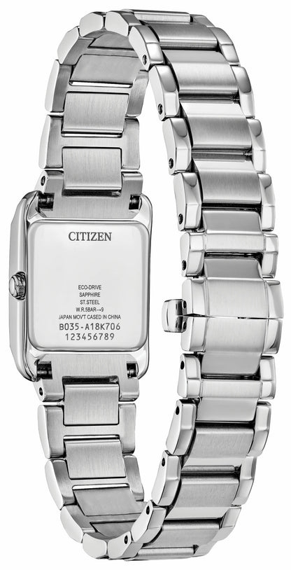 Citizen L Bianca White Dial Stainless Steel Bracelet EW5600-52D | Citizen Quality