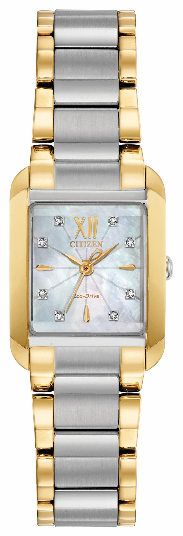 Citizen L Ladies Eco-Drive Gold White Dial Stainless Steel Watch | Citizen Recommended