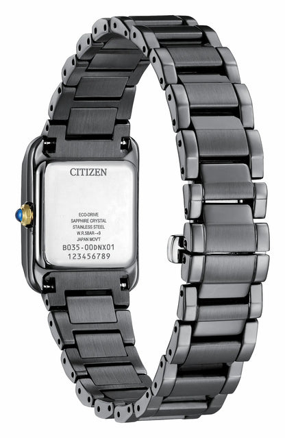 Citizen L Bianca LIGHT in BLACK Black Dial Stainless Steel Bracelet EW5636-55E | Citizen Trending