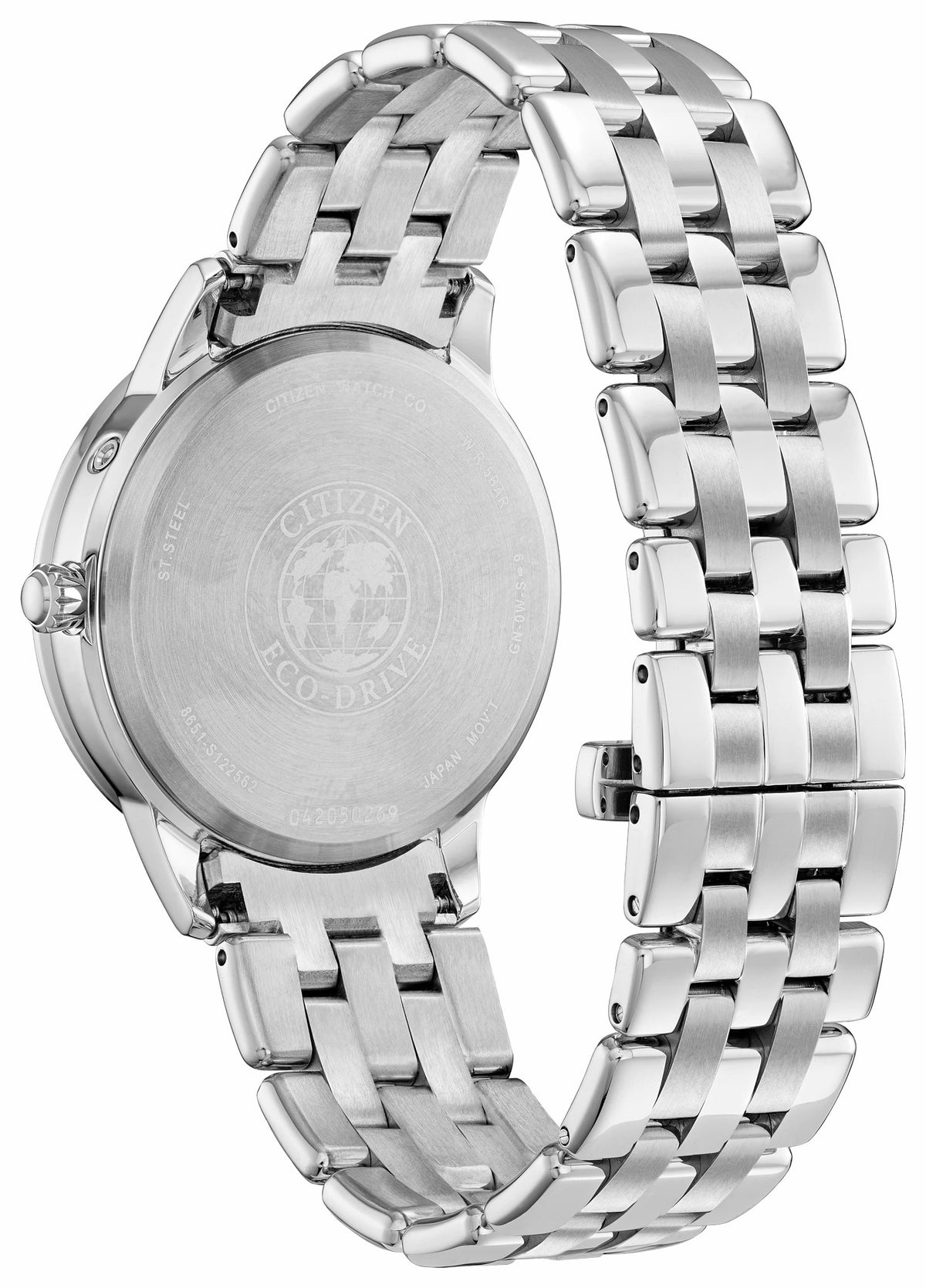 Calendrier Blue Dial Stainless Steel Bracelet FD0000-52N | Citizen Popular