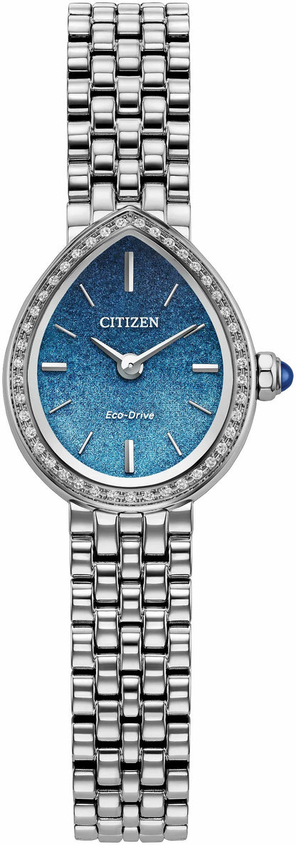 Citizen L Rainell Light Blue Dial Stainless Steel Bracelet EX1540-58L | Citizen Everyday