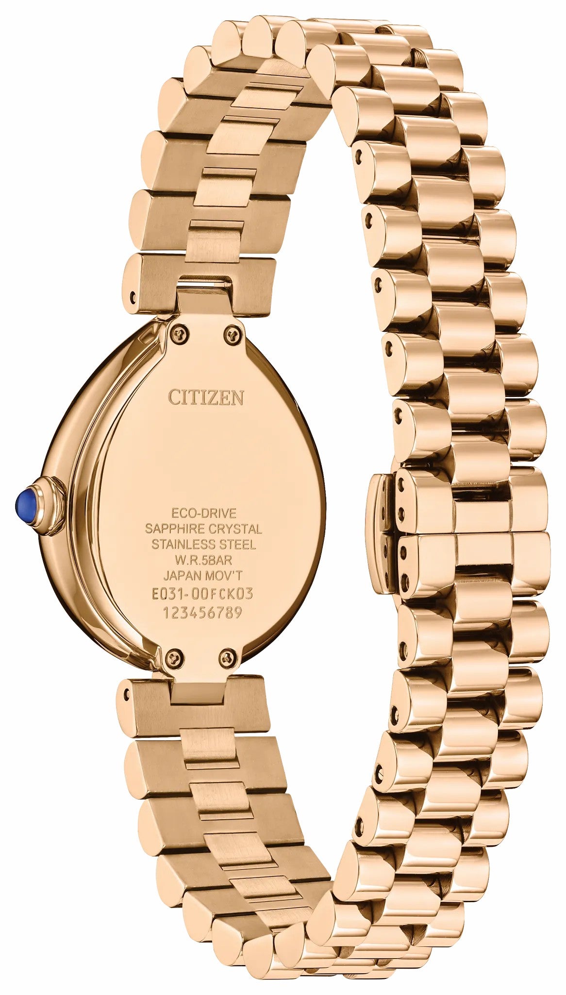 Citizen L Rainell Green Dial Stainless Steel Bracelet EM1203-57X | Citizen Featured