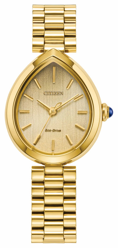 Citizen L Rainell Gold-Tone Dial Stainless Steel Bracelet EM1202-50P | Citizen Hot Sale