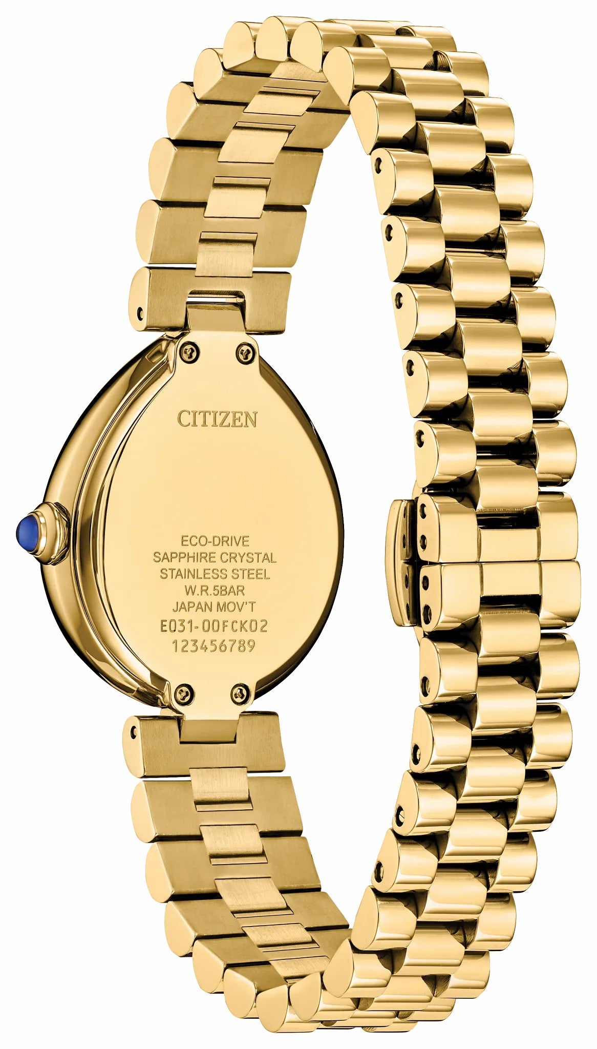 Citizen L Rainell Gold-Tone Dial Stainless Steel Bracelet EM1202-50P | Citizen Hot Sale