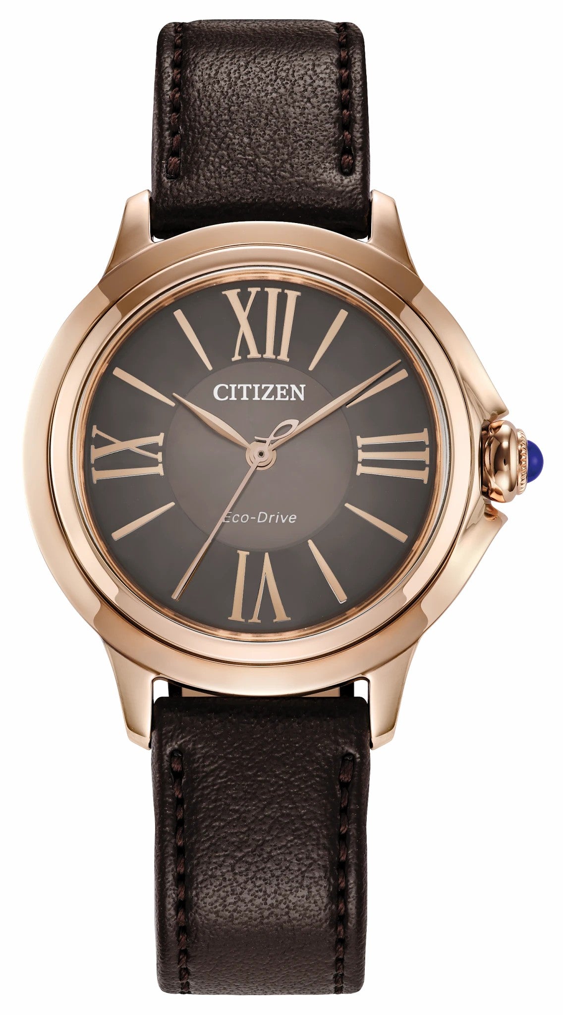 Citizen L Ceci Brown Dial Apple Leather Strap EM1163-09X | Citizen Recommended