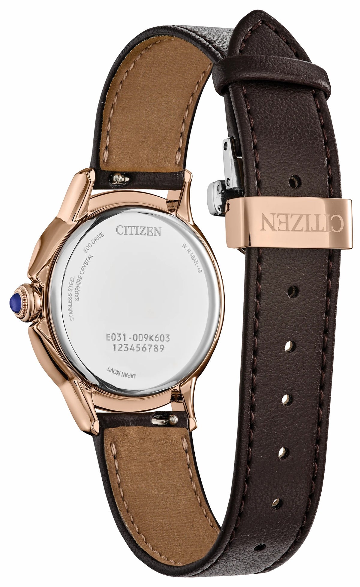 Citizen L Ceci Brown Dial Apple Leather Strap EM1163-09X | Citizen Recommended