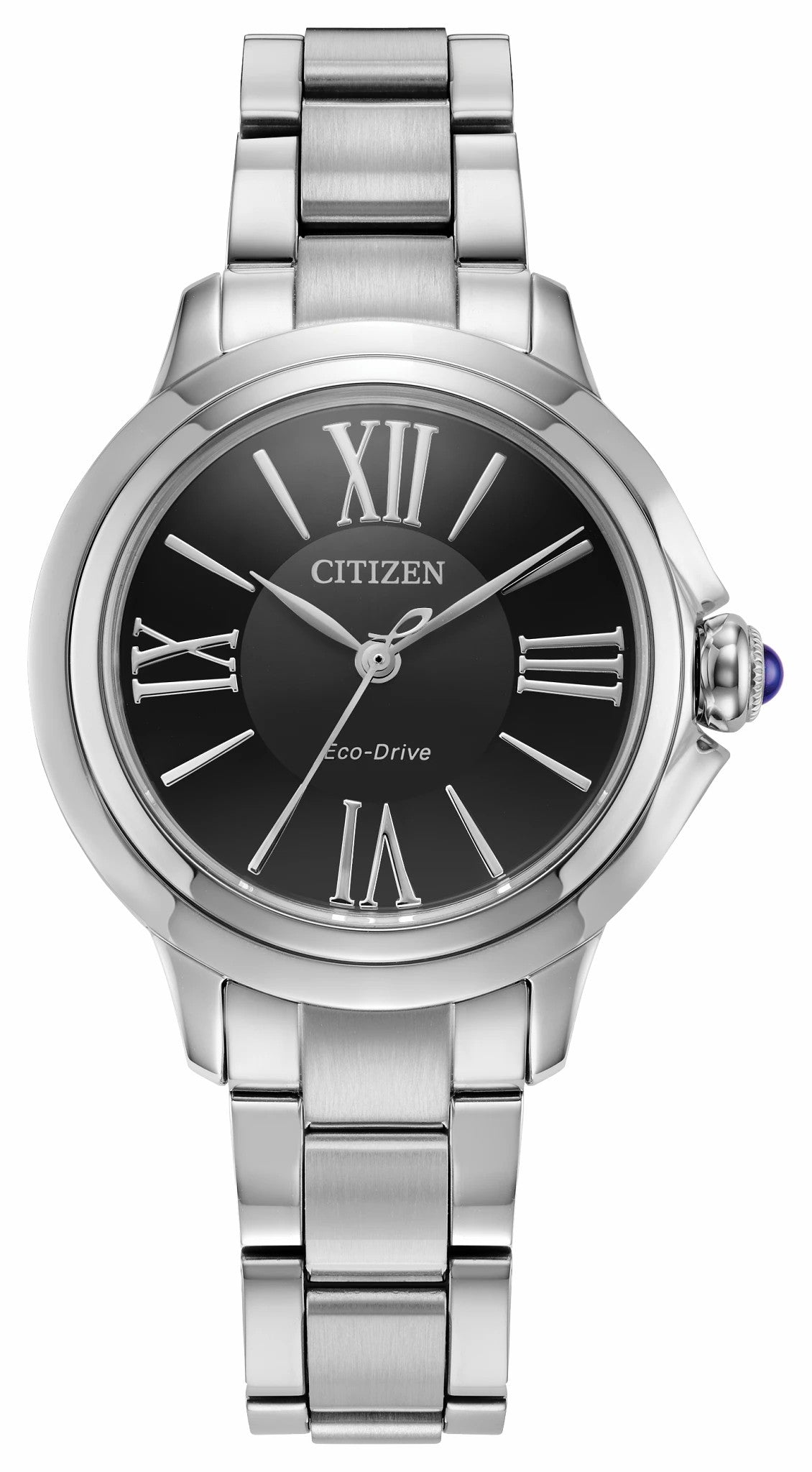 Citizen L Ceci Black Dial Stainless Steel Bracelet EM1160-58E | Citizen New