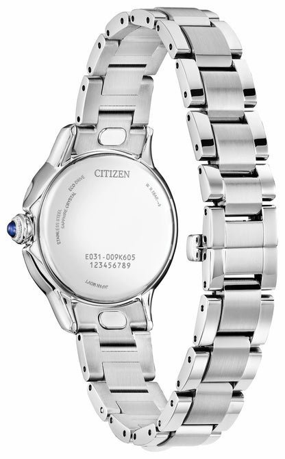 Citizen L Ceci Black Dial Stainless Steel Bracelet EM1160-58E | Citizen New
