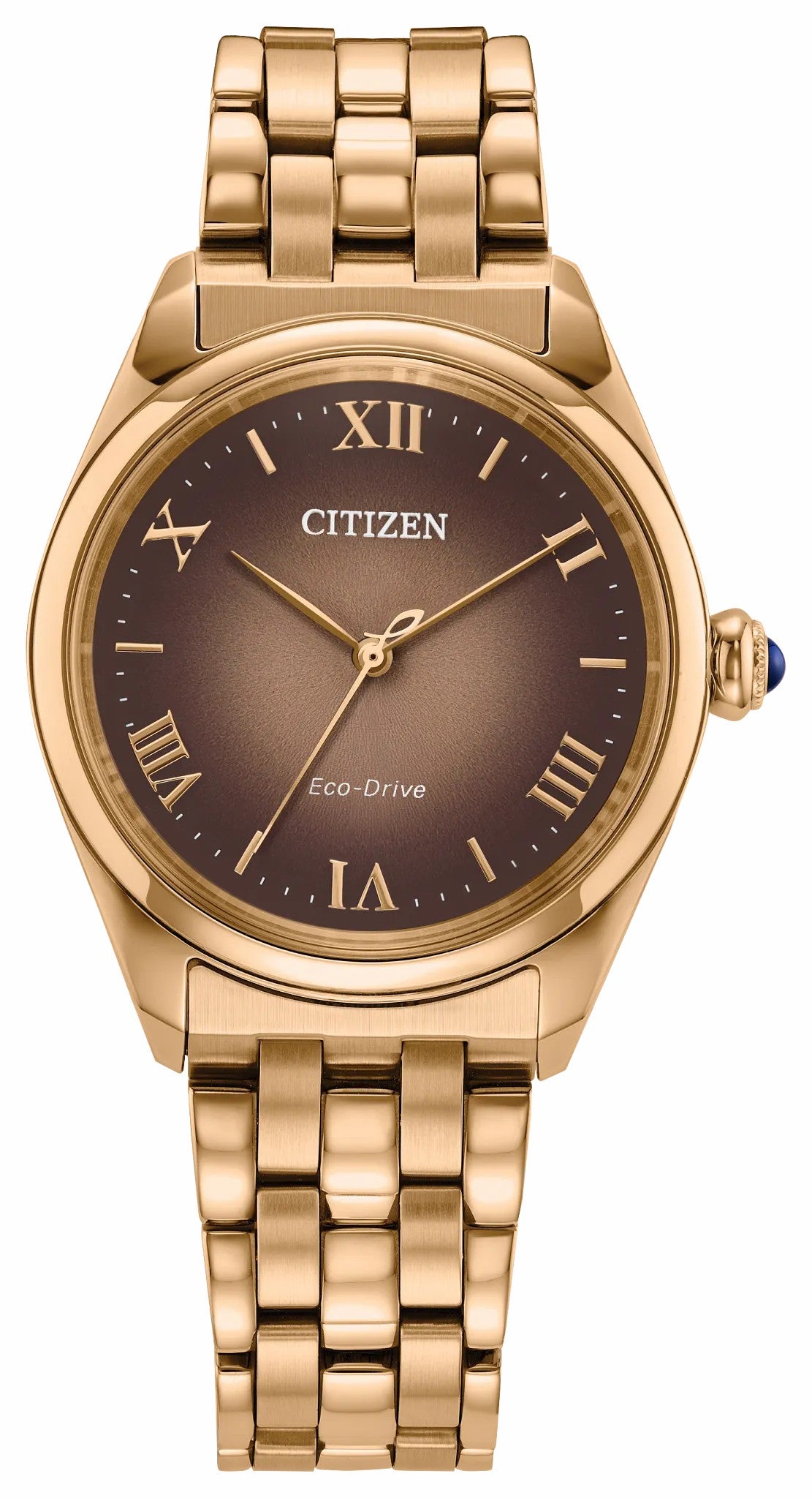 Citizen L Classic Brown Dial Stainless Steel Bracelet EM1143-81Z | Citizen Latest