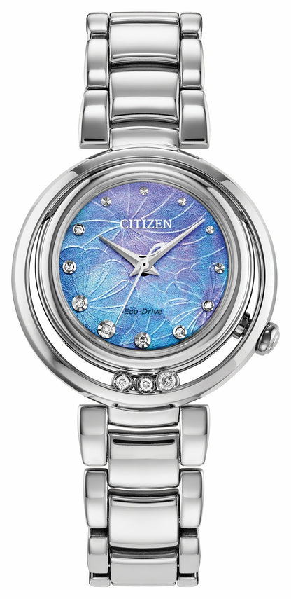 Citizen L Arcly Blue Dial Stainless Steel Bracelet EM1110-56N | Citizen Latest