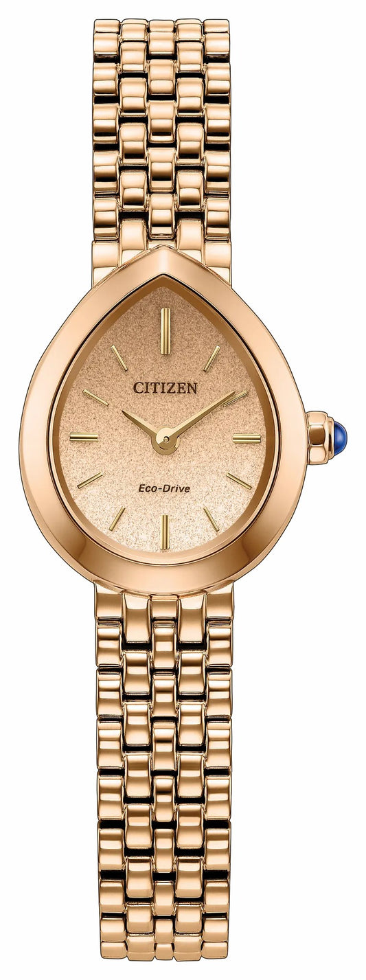 Citizen L Rainell Rose Gold-Tone Dial Stainless Steel Bracelet EX1553-56X | Citizen Popular