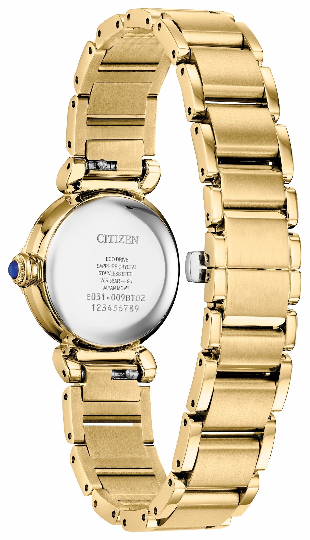 Citizen L Mae Black Dial Stainless Steel Bracelet EM1132-88H | Citizen Classic