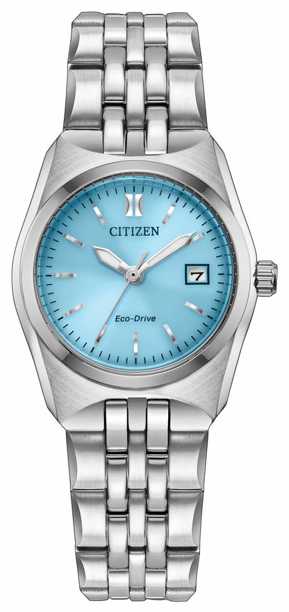 Corso Light Blue Dial Stainless Steel Bracelet EW2291-51L | Citizen Recommended