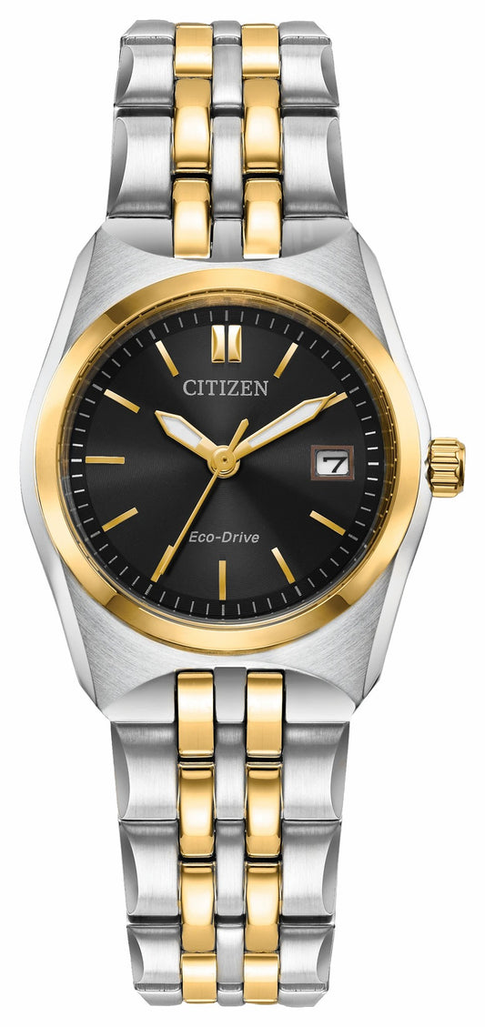 Corso Black Dial Stainless Steel Bracelet EW2299-50E | Citizen Signature