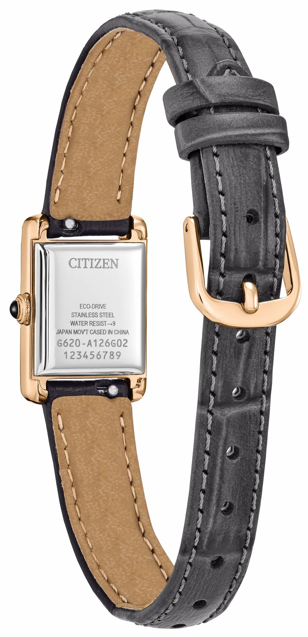 Fio Roma Beige Dial Leather Strap EG2799-18W | Citizen Value