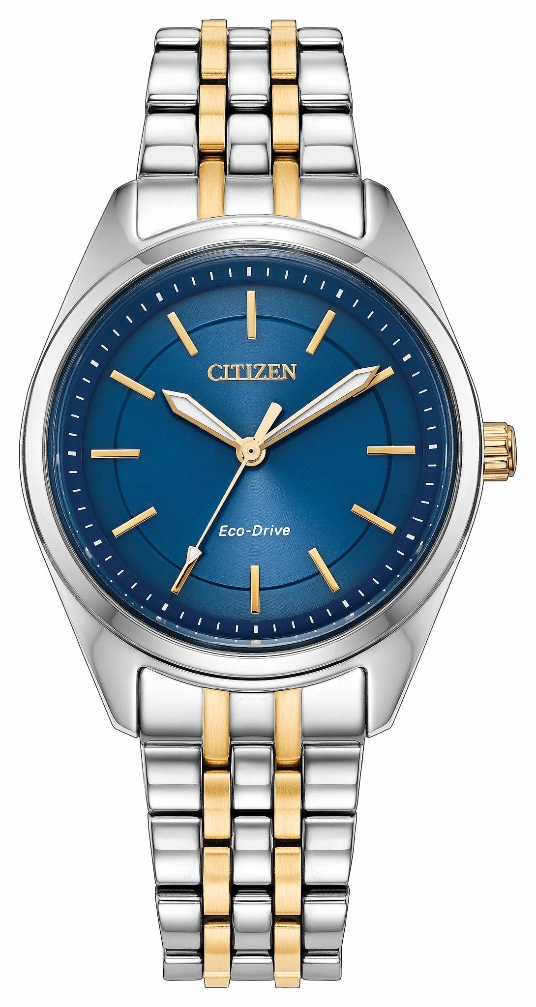 Peyten Blue Dial Stainless Steel Bracelet EM1234-53L | Citizen Discount