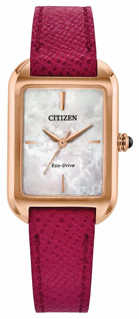 Dress Classic White Dial Leather Strap EM1193-08D | Citizen Everyday