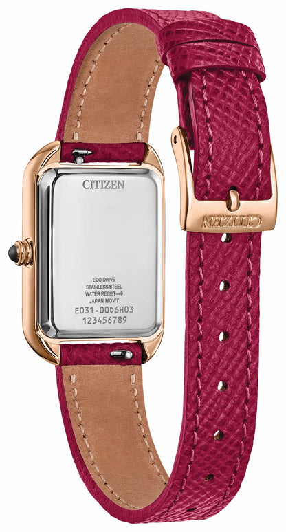 Dress Classic White Dial Leather Strap EM1193-08D | Citizen Everyday