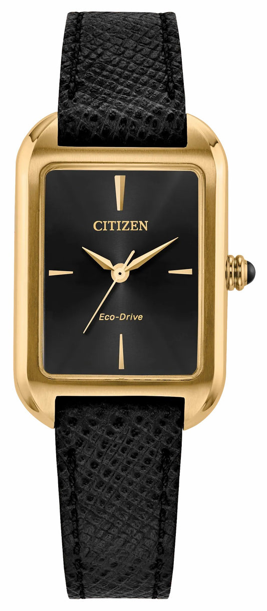 Dress Classic Black Dial Leather Strap EM1192-01E | Citizen Deals