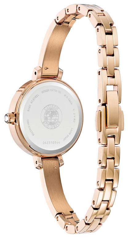 Silhouette Crystal White Dial Stainless Steel Bracelet EM0863-53D | Citizen Featured