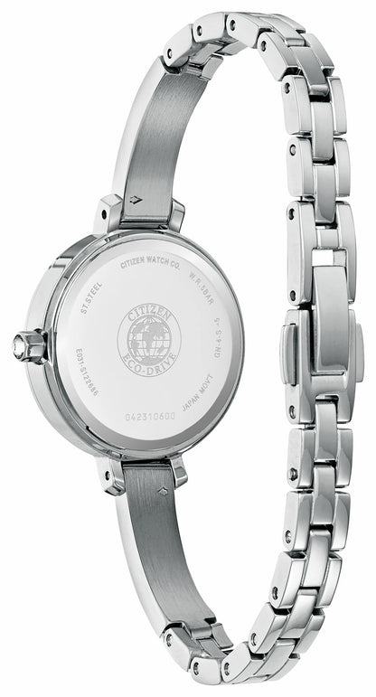 Silhouette Crystal White Dial Stainless Steel Bracelet EM0860-51D | Citizen Customer Favorite