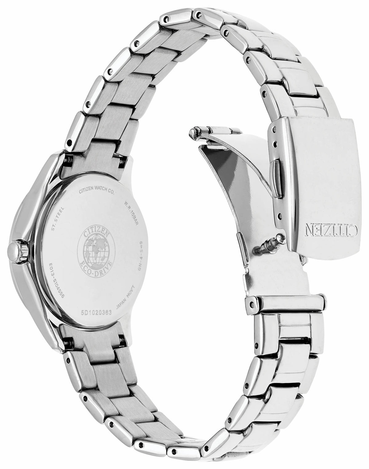 Silhouette Crystal - Ladies Eco-Drive FE1140-86X Pink Watch | Citizen Great Value