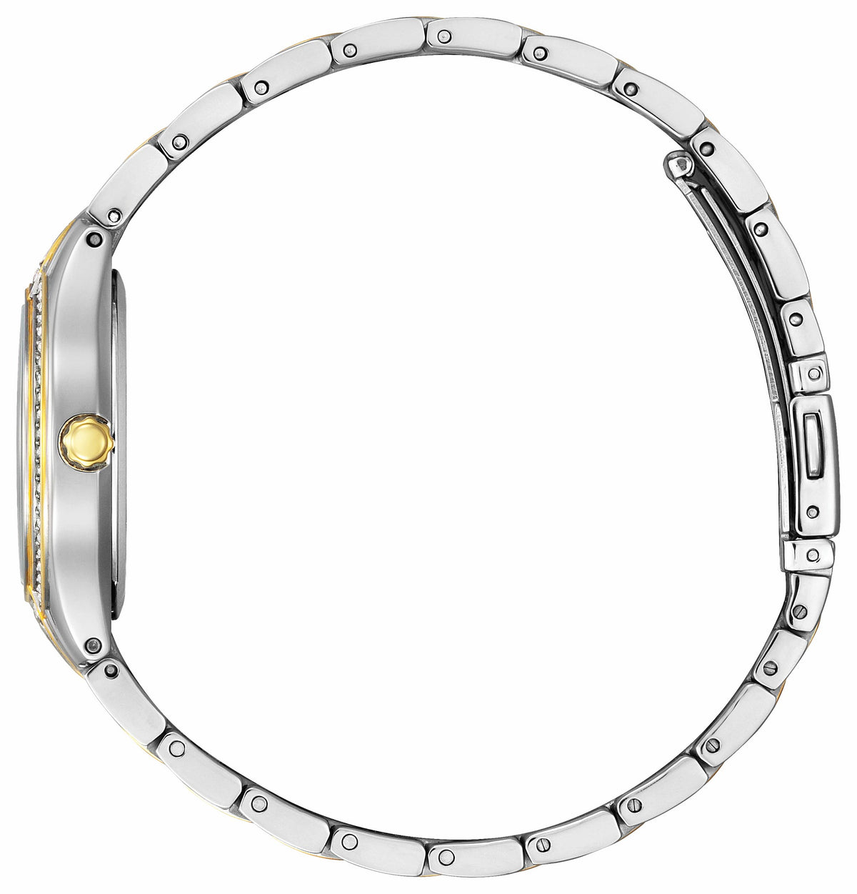 Silhouette Crystal Navy Dial Stainless Steel Bracelet FE1234-50L | Citizen Best Seller