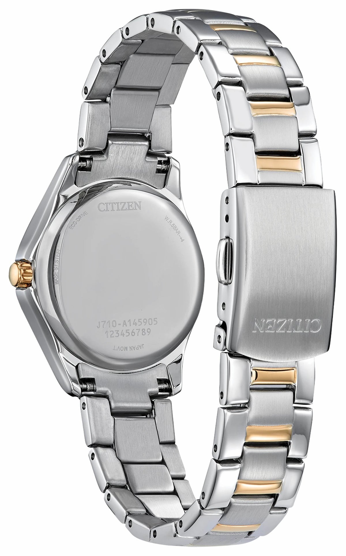 Crystal Silver-Tone Dial Stainless Steel Bracelet FE1146-71A | Citizen Trusted