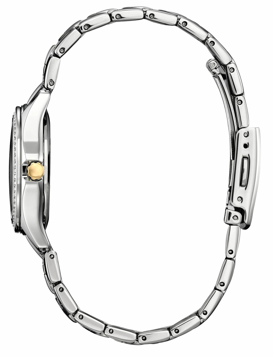 Crystal Silver-Tone Dial Stainless Steel Bracelet FE1146-71A | Citizen Trusted