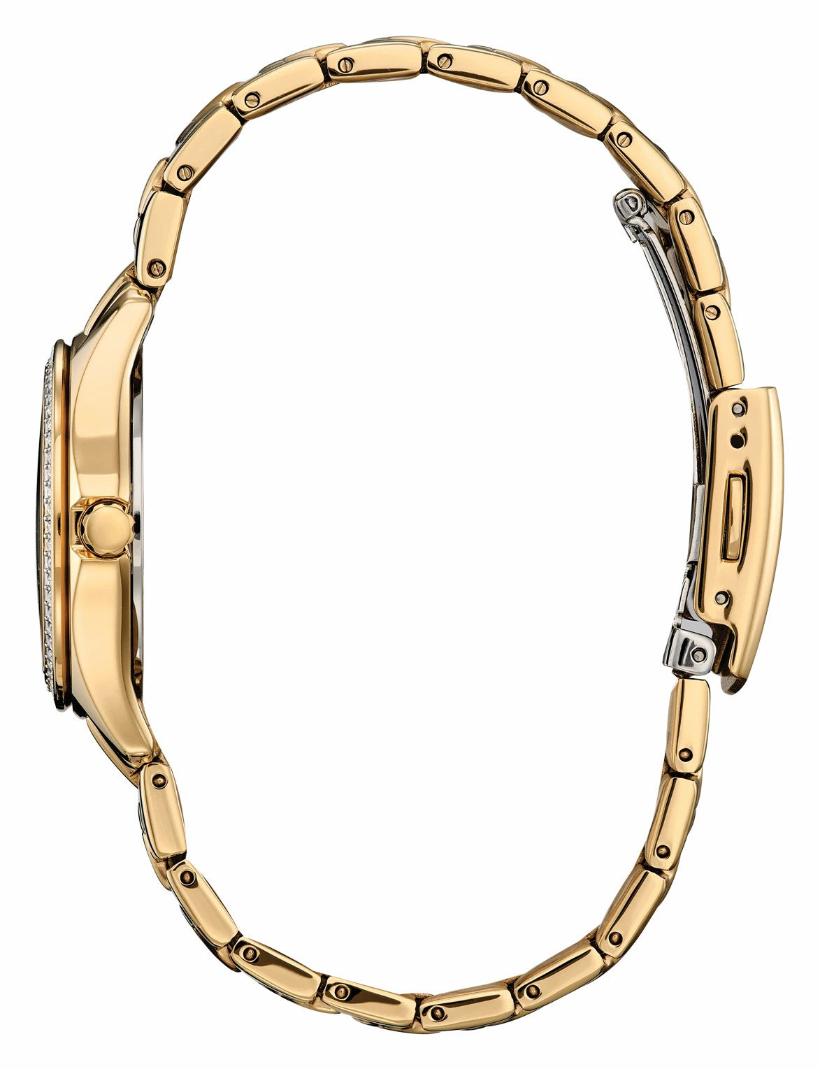 Crystal Champagne Dial Stainless Steel Bracelet FE1147-79P | Citizen Latest