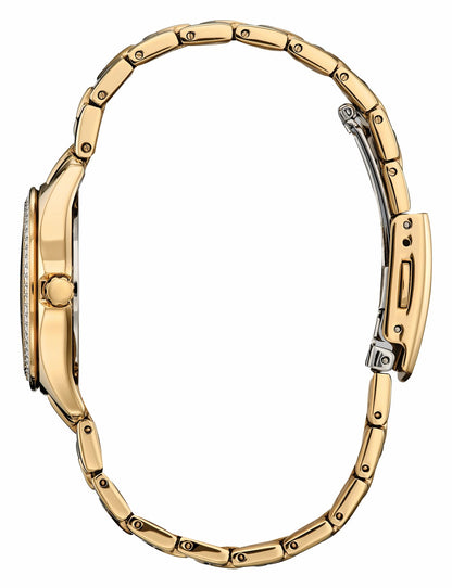 Crystal Champagne Dial Stainless Steel Bracelet FE1147-79P | Citizen Latest