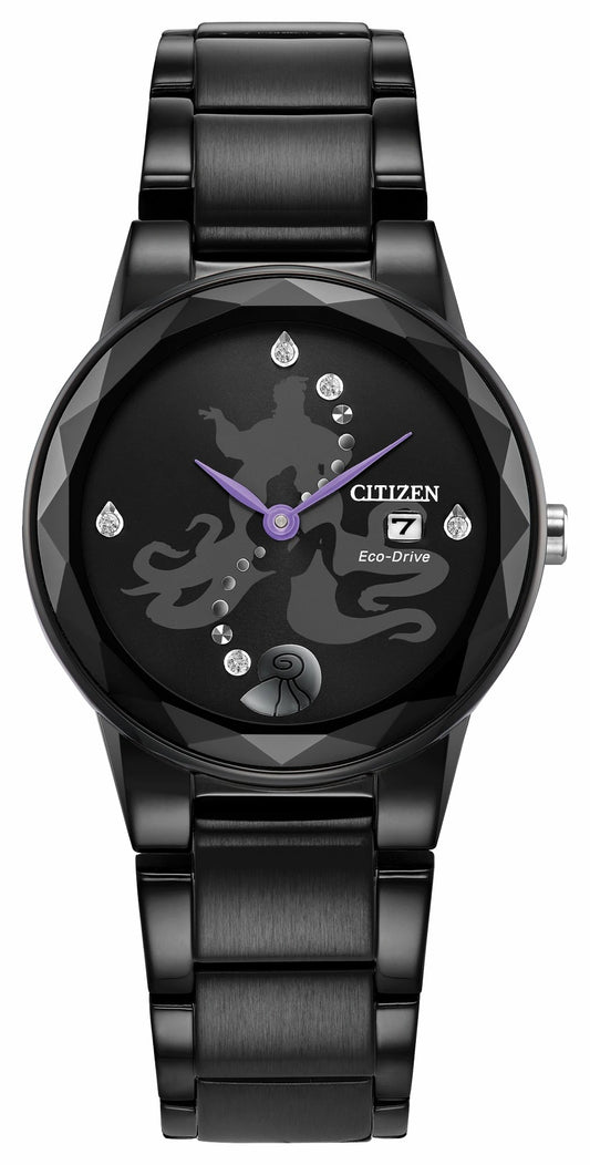 Ursula Black Dial Stainless Steel Bracelet GA1075-68W | Citizen Special Offer