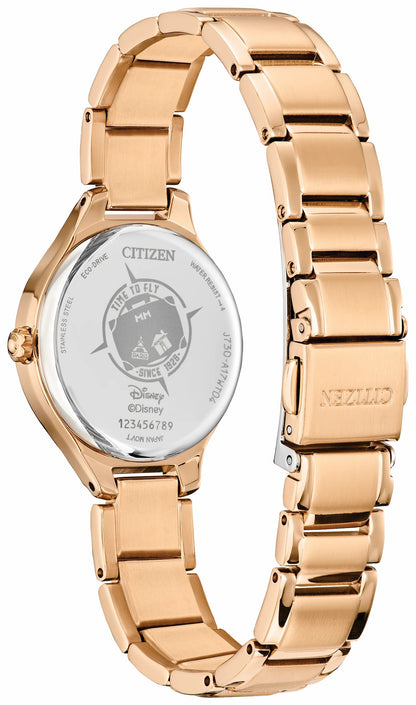 Mickey Mouse & Minnie Mouse Take Paris White Dial Stainless Steel Bracelet FE2103-52D | Citizen Smart Buy