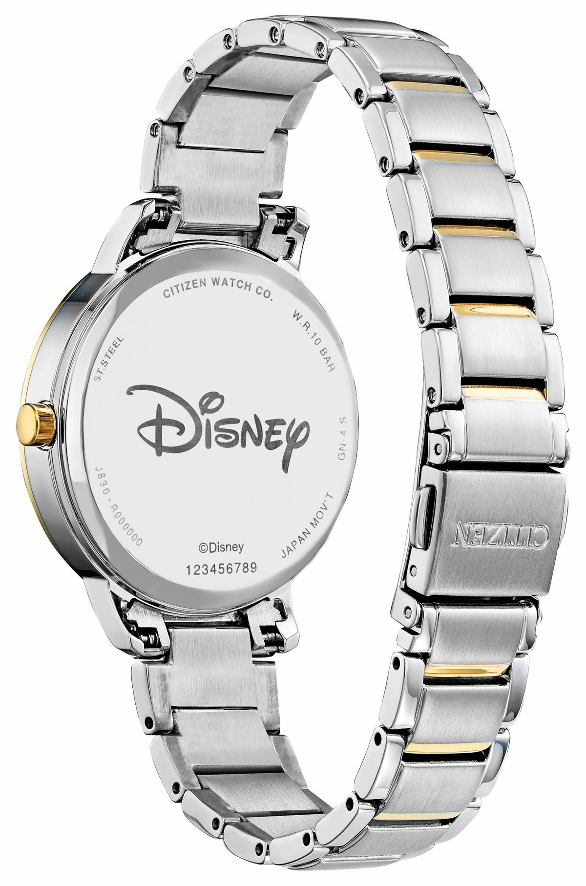 Mickey Crystal Silver-Tone Dial Stainless Steel Bracelet FE7044-52W | Citizen Special Offer
