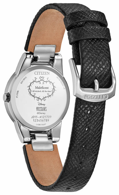 Maleficent's Charm Gray Dial Leather Strap GA1080-41Y | Citizen Exclusive