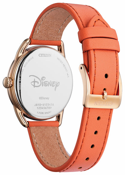 Gardening Minnie Silver-Tone Dial Leather Strap FE6087-04W | Citizen Classic