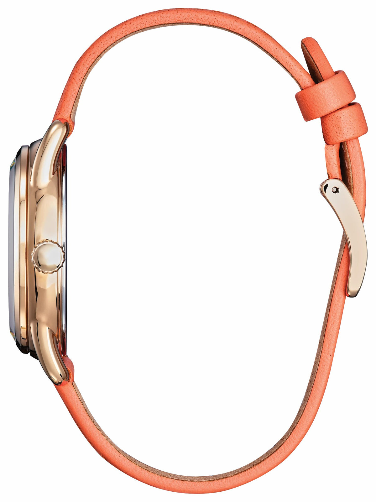 Gardening Minnie Silver-Tone Dial Leather Strap FE6087-04W | Citizen Classic